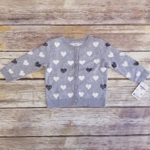 Oshkosh Girl Cardigan Size 9M